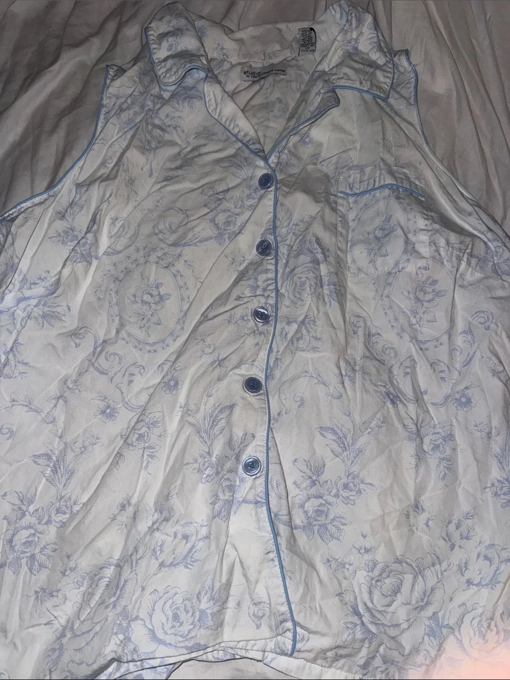 Valerie Stevens white pajama